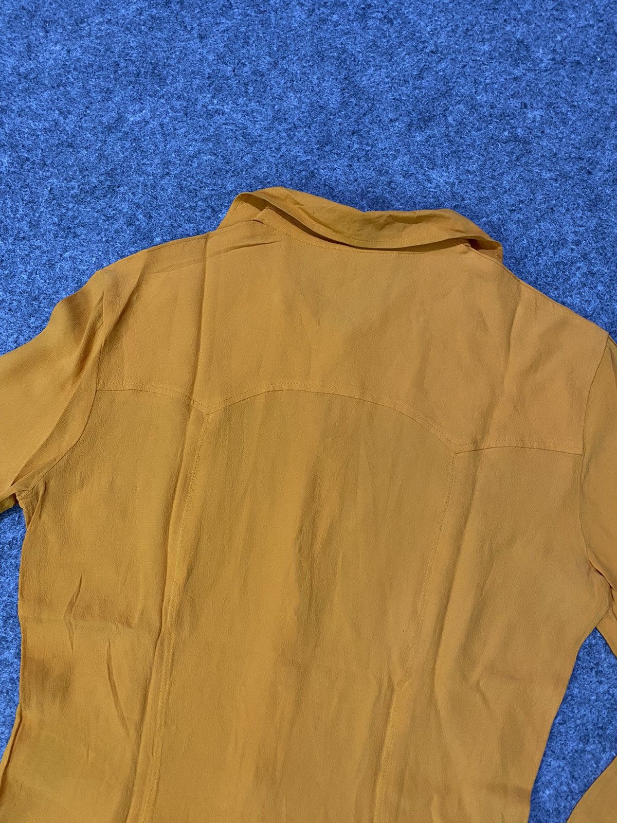 Versace 90s Vintage Versus Gianni Versace Silk Shirt Size XS / US 0-2 / IT 36-38 - 13 Thumbnail