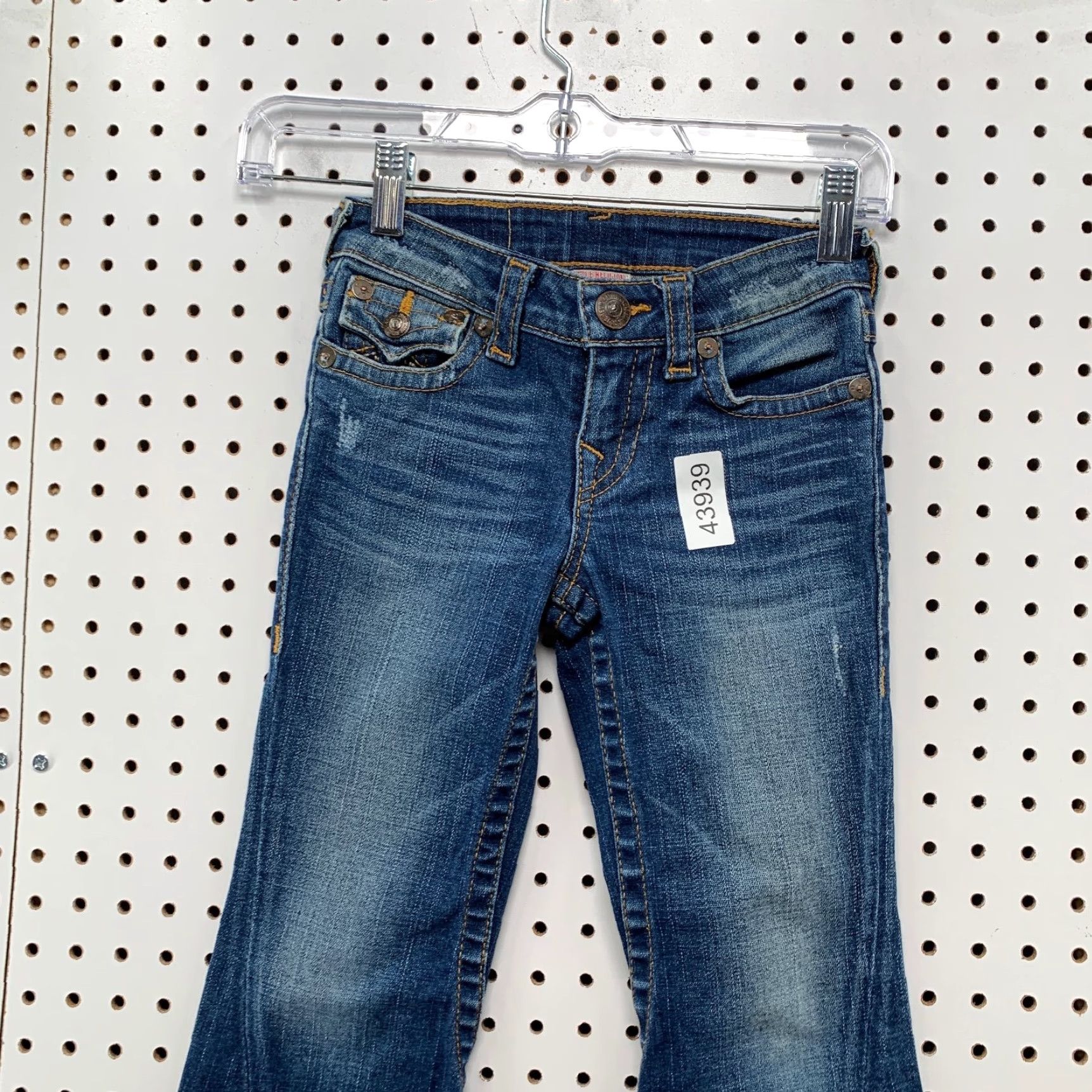 True Religion True Religion Bootcut Jeans Size 6 Girls Blue 22x22 Cotton Denim Size 28" / US 6 / IT 42 - 3 Thumbnail