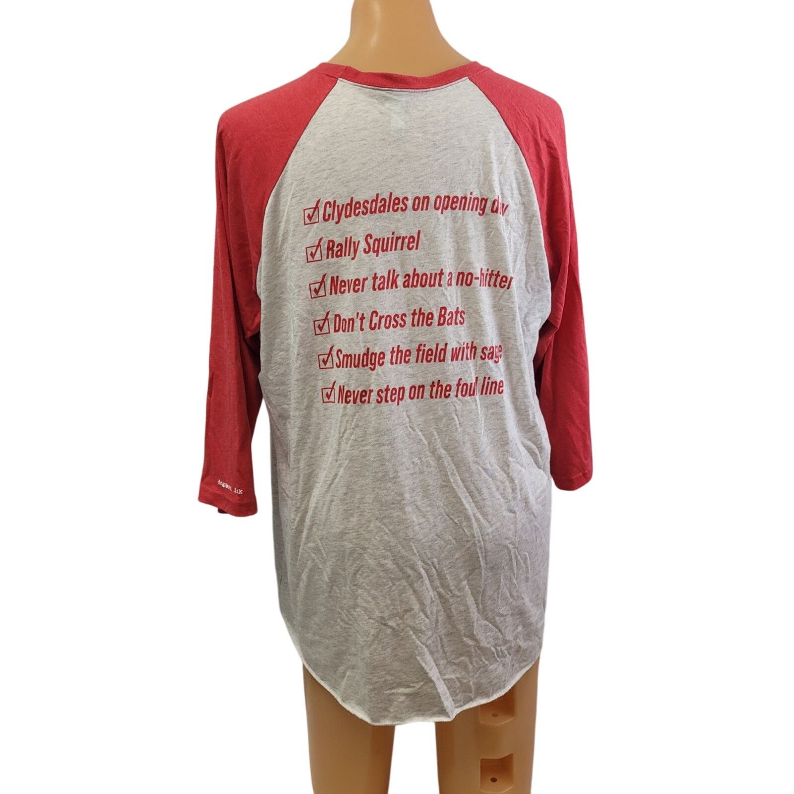 Next Level Apparel New Mens Medium St Louis Baseball Town 3/4 Sleeve Tee Shirt Size US M / EU 48-50 / 2 - 4 Thumbnail