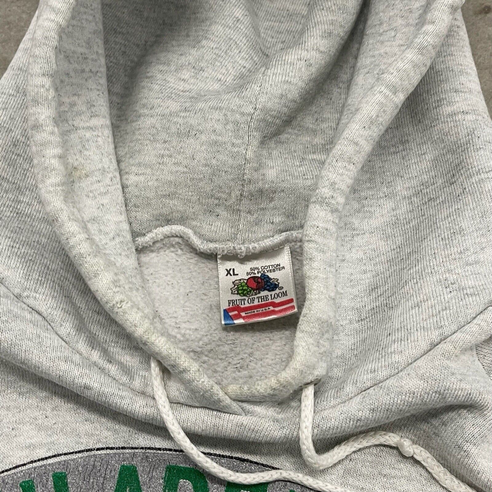 Fruit Of The Loom × NFL × Vintage Vintage 80s Philadelphia Eagles Hoodie Sweatshirt Size XL Size US XL / EU 56 / 4 - 4 Thumbnail