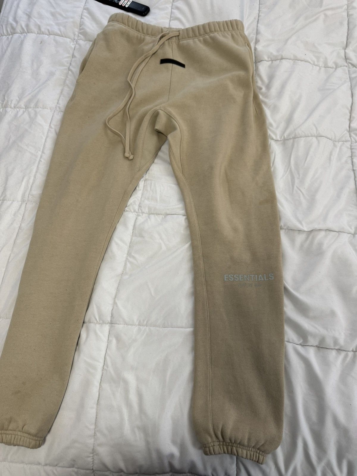 Essentials Beige Essential Logo Pants Size US 36 / EU 52 - 2 Thumbnail