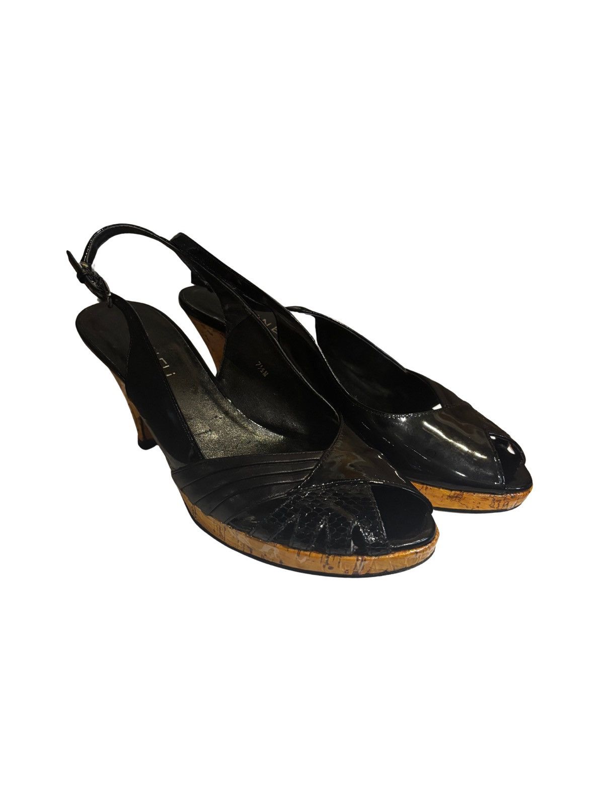 VANELI Black slingback Sandals.wf7127 Size US 7.5 / IT 37.5 - 10 Thumbnail
