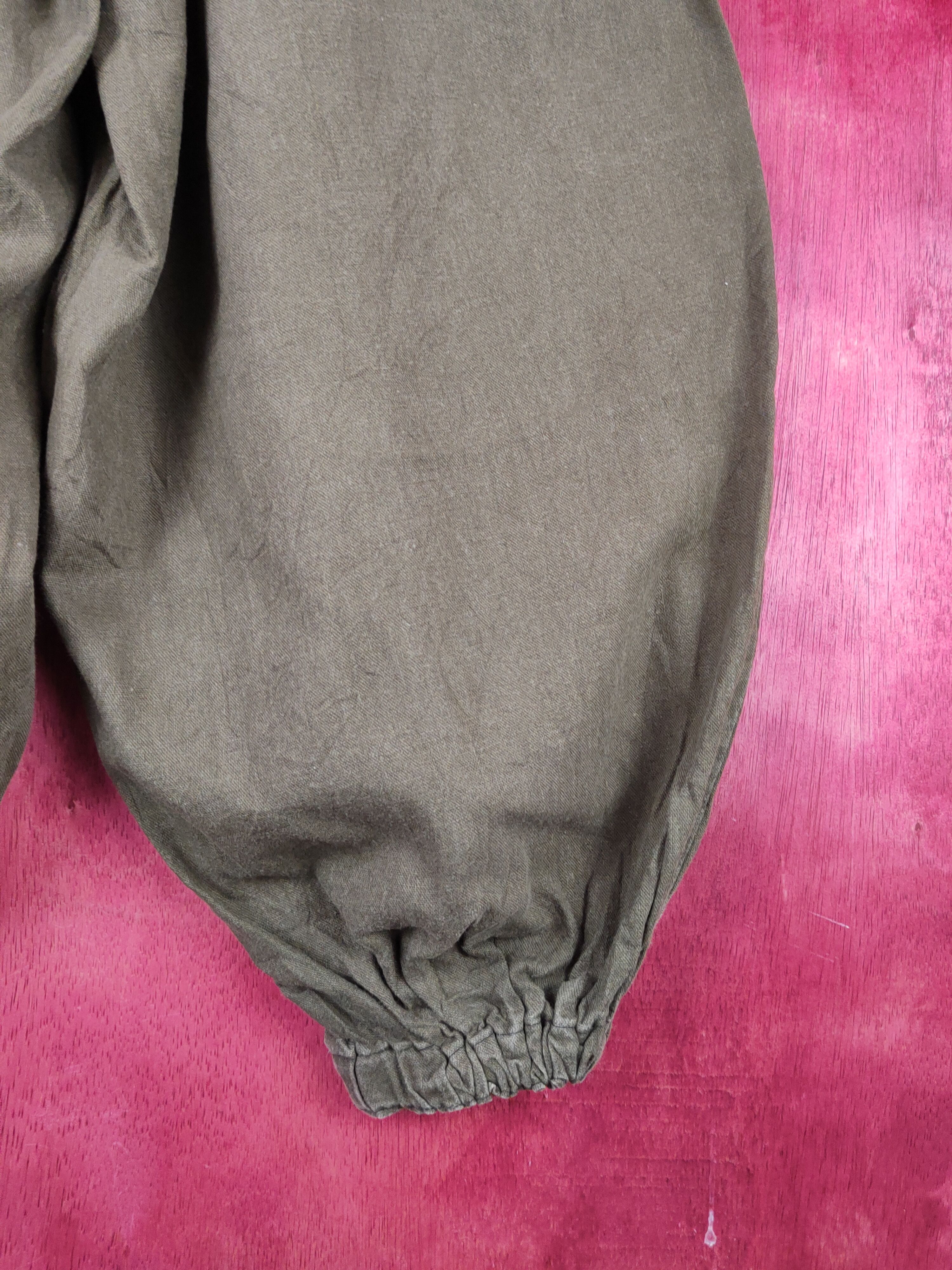 Japanese Brand × Vintage Japanese Brand Olive ballon palazo Casual Pants #S31 Size 30" / US 8 / IT 44 - 11 Thumbnail