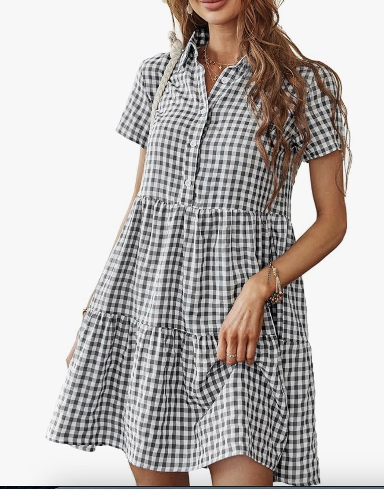 Other Gingham Dress Size L / US 10 / IT 46 - 1 Thumbnail