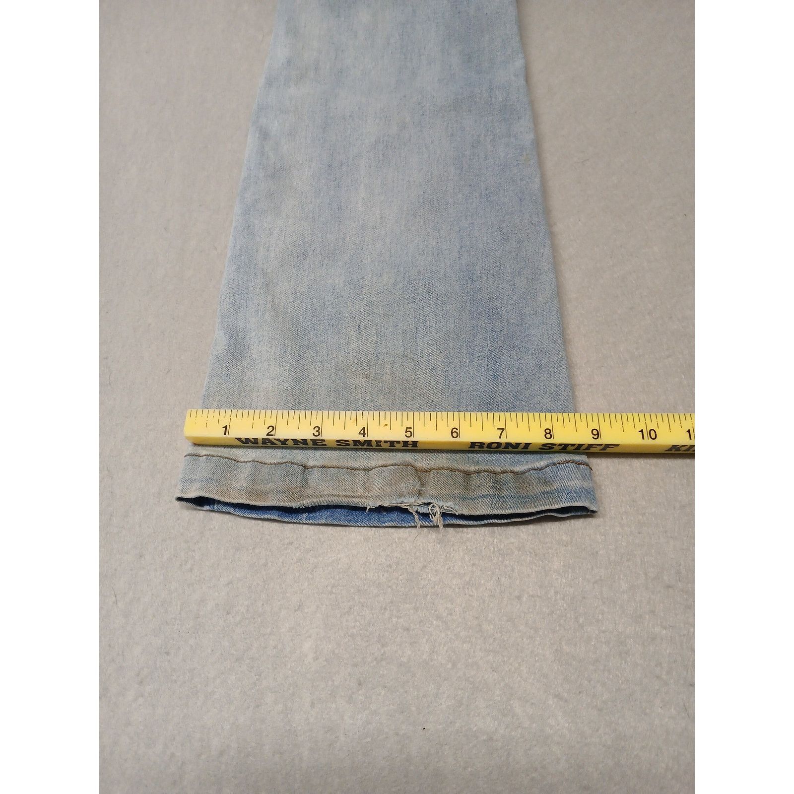 Other Zoe (9) Cotton Blend High Rise Flare Blue Denim Jeans Size 26" / US 2 / IT 38 - 9 Thumbnail