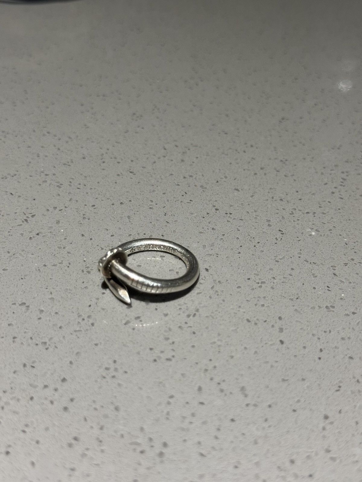 Chrome Hearts Diamond nail screw ring Size ONE SIZE - 9 Thumbnail