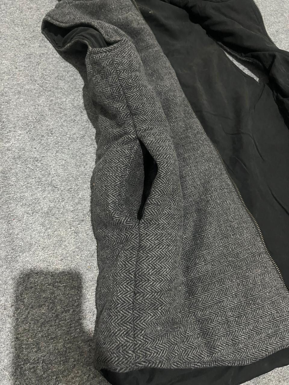 If Six Was Nine Lauren Herringbone Pattern Hooded Gilet Vest Grey Size US M / EU 48-50 / 2 - 8 Thumbnail