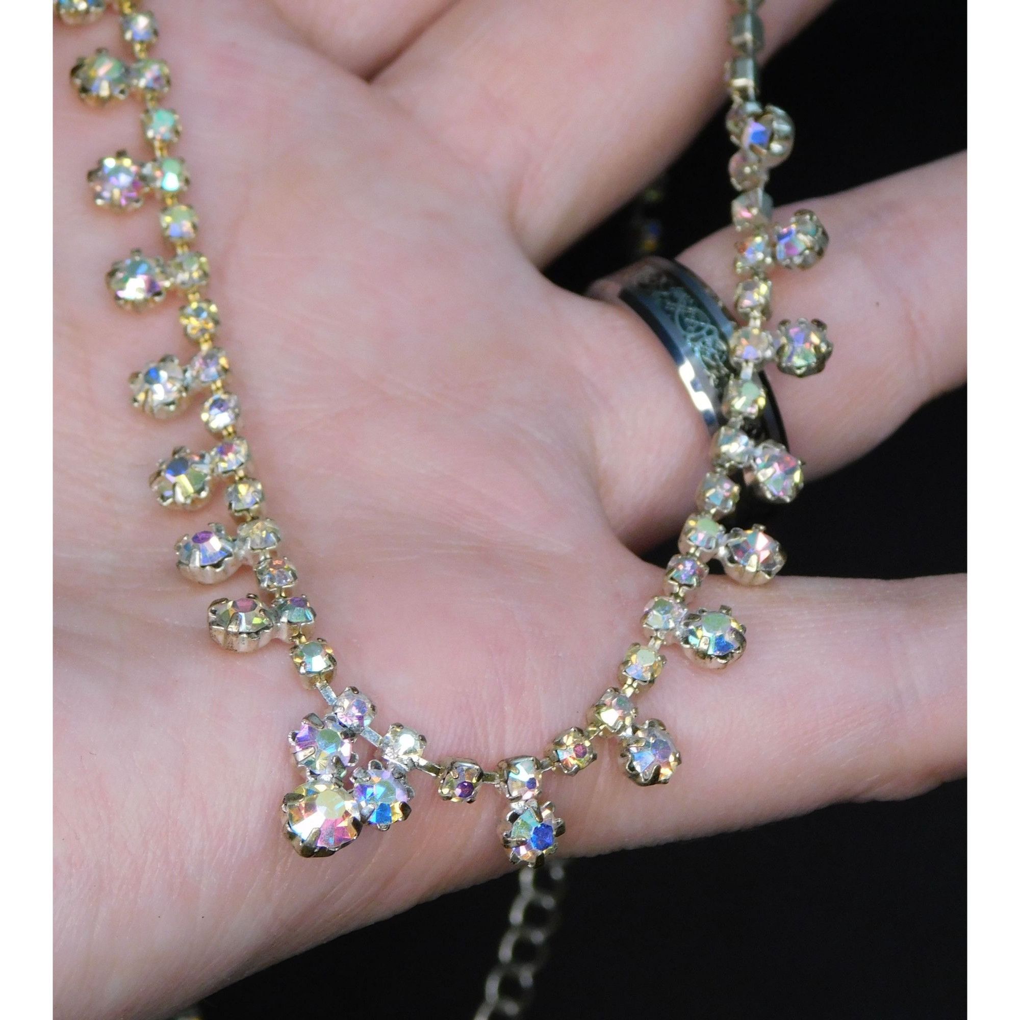 Other Icing Aurora Borealis Rhinestone Necklace Size ONE SIZE - 1 Thumbnail