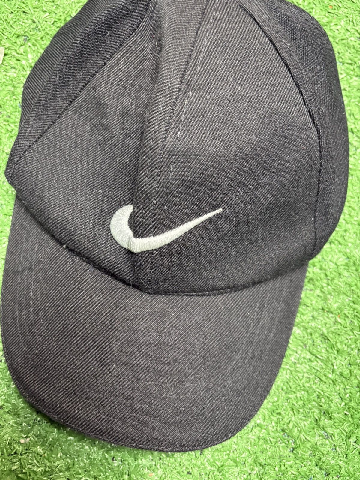Nike × Vintage 1990s Nike Swoosh hat Size ONE SIZE - 1 Thumbnail
