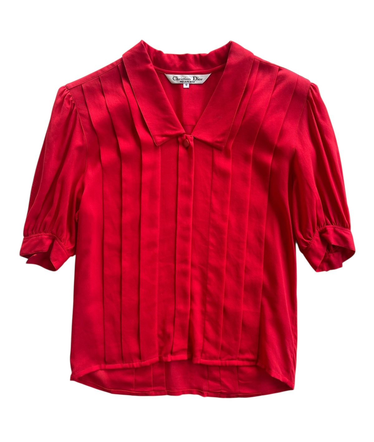 Christian Dior Monsieur CD Pleated Cropped Shirt Dress Size S / US 4 / IT 40 - 2 Thumbnail