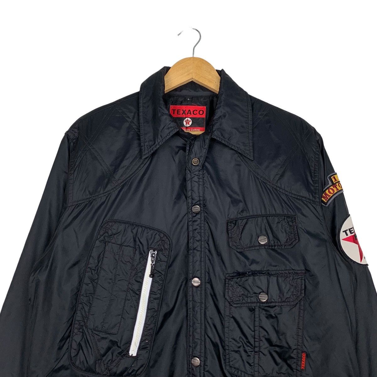 Japanese Brand TEXACO Motorcycle Multipocket Button Jacket #0963-C43 Size US L / EU 52-54 / 3 - 2 Thumbnail