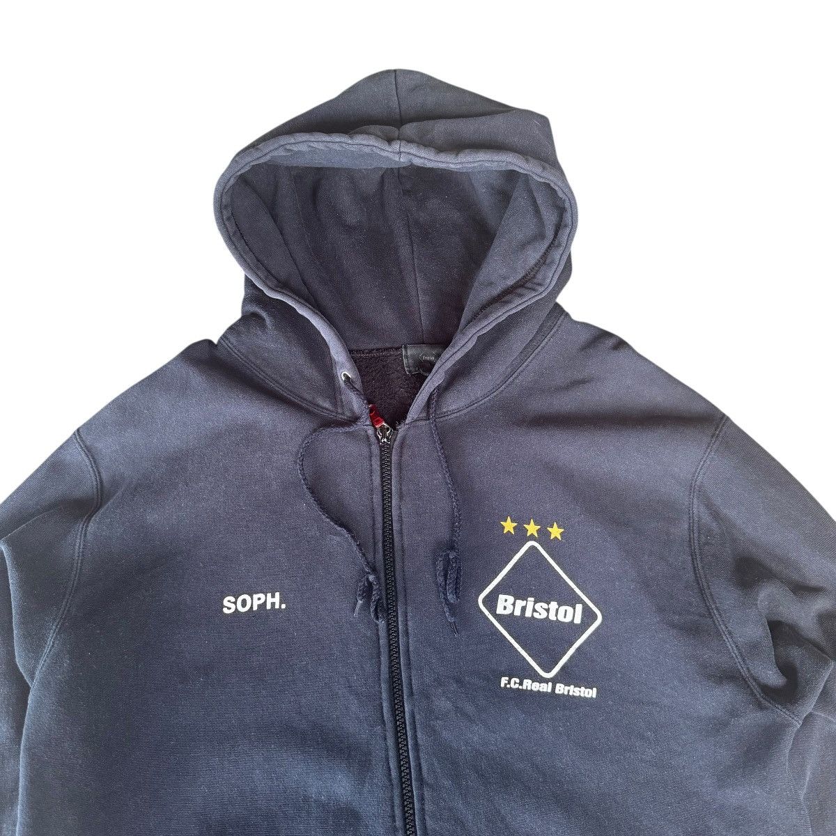 Sophnet. × Vintage 2000 Bristol FCRB Sweat Hoodie Size US L / EU 52-54 / 3 - 4 Thumbnail