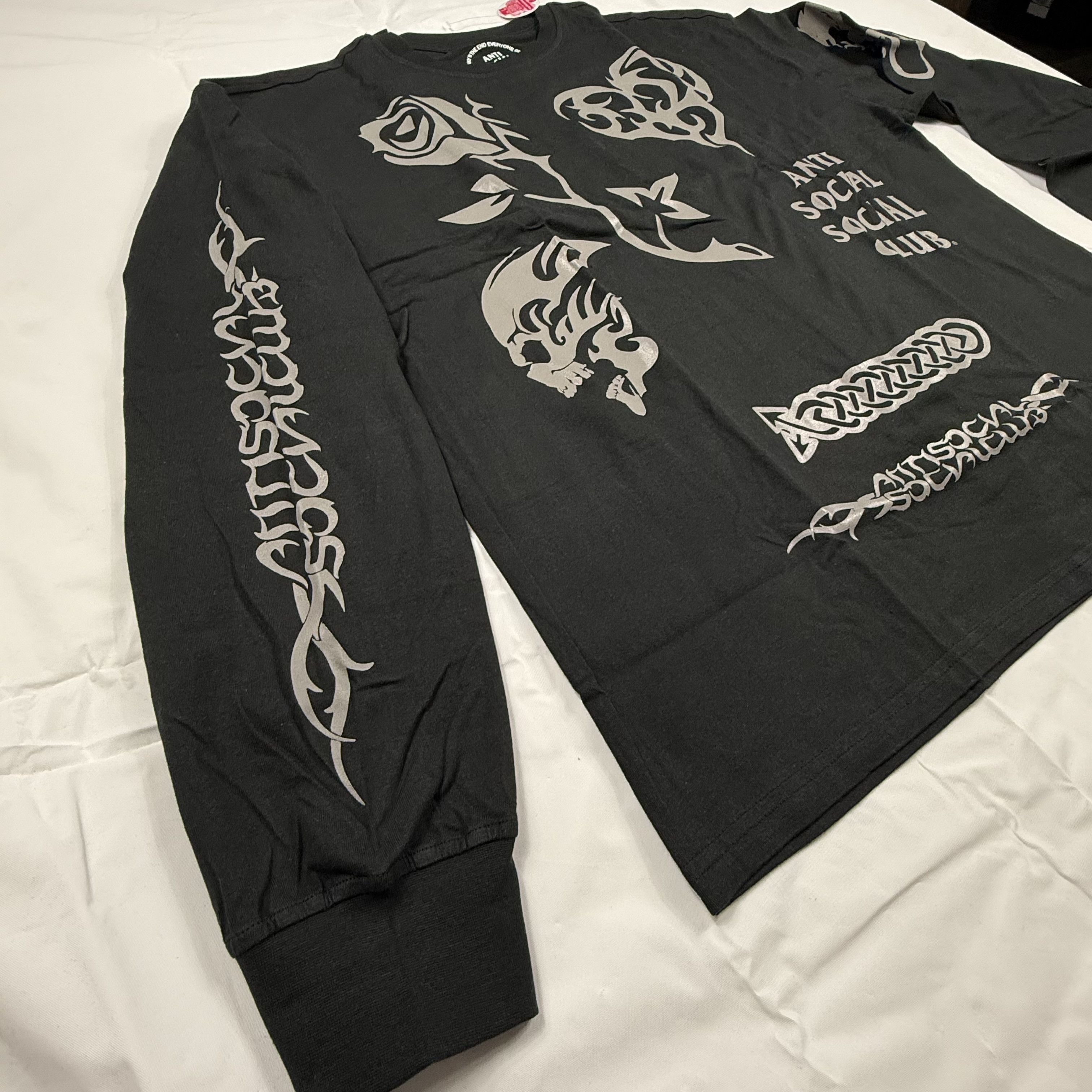 Anti Social Social Club Anti Social Social Club Black Tribal Graphic Long Sleeve Size US XL / EU 56 / 4 - 5 Thumbnail