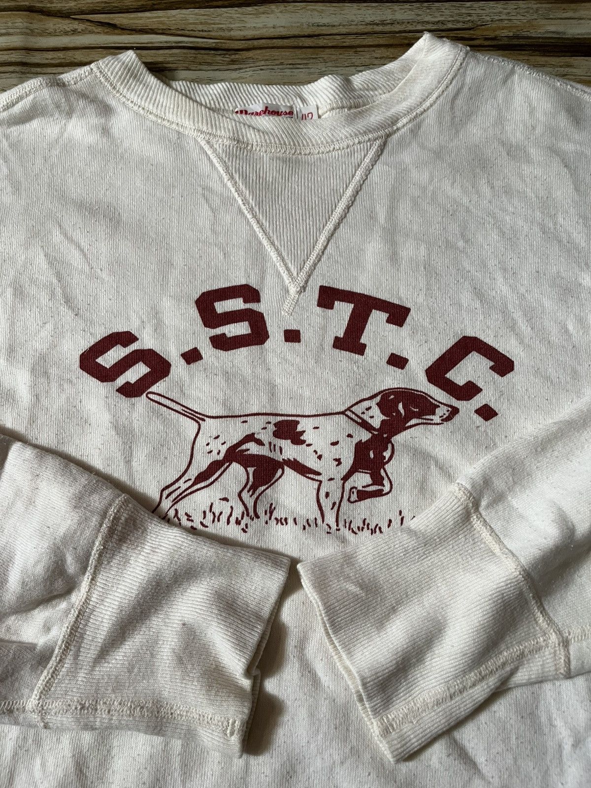 Warehouse & Co. 🇯🇵Vtg Warehouse SSTC Dog Graphic V Collar Boxy Sweatshirt Size US XS / EU 42 / 0 - 4 Thumbnail