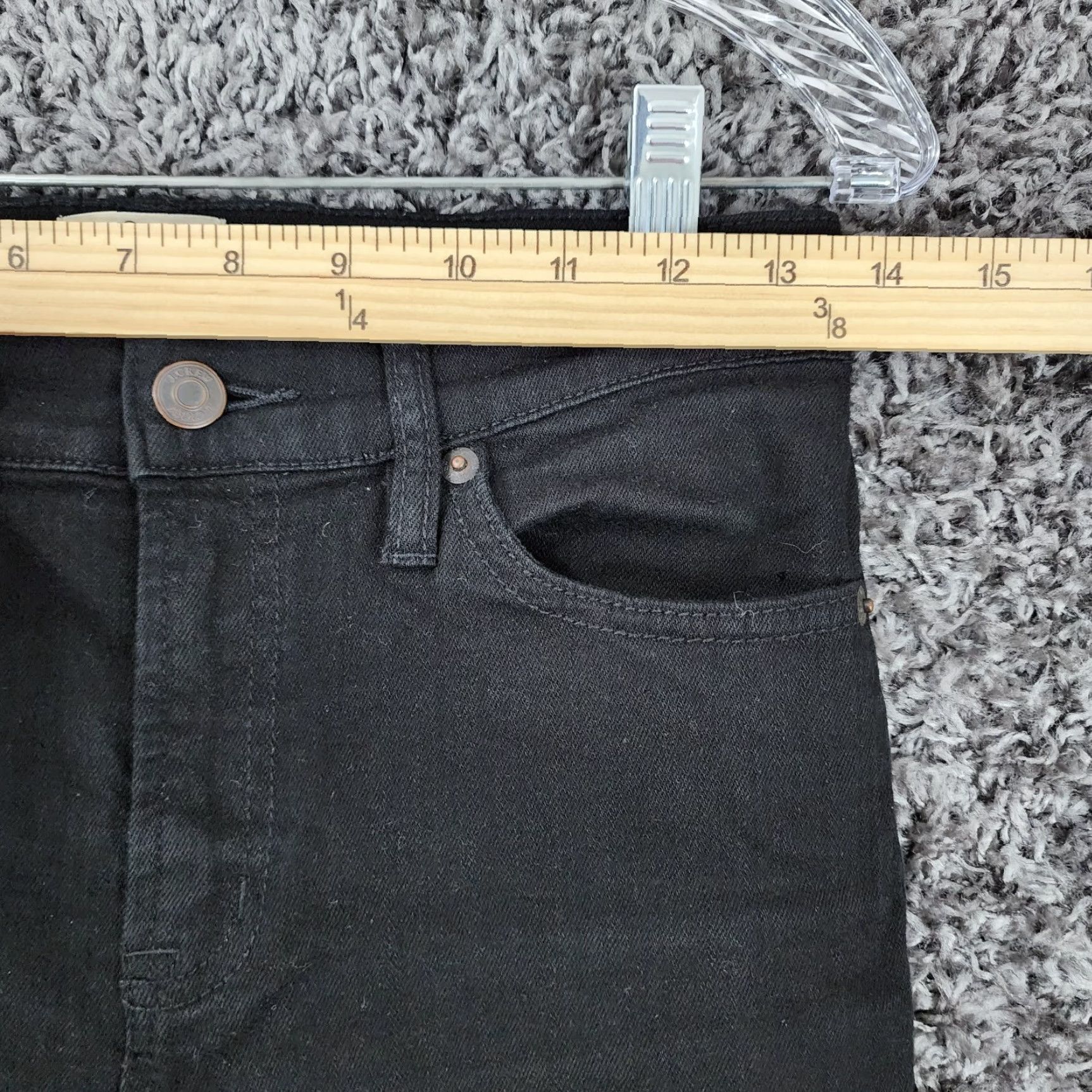 J.Crew J.CREW Lookout High Rise Skinny Jeans Women Size 27 Black Size 27" / US 4 / IT 40 - 4 Thumbnail