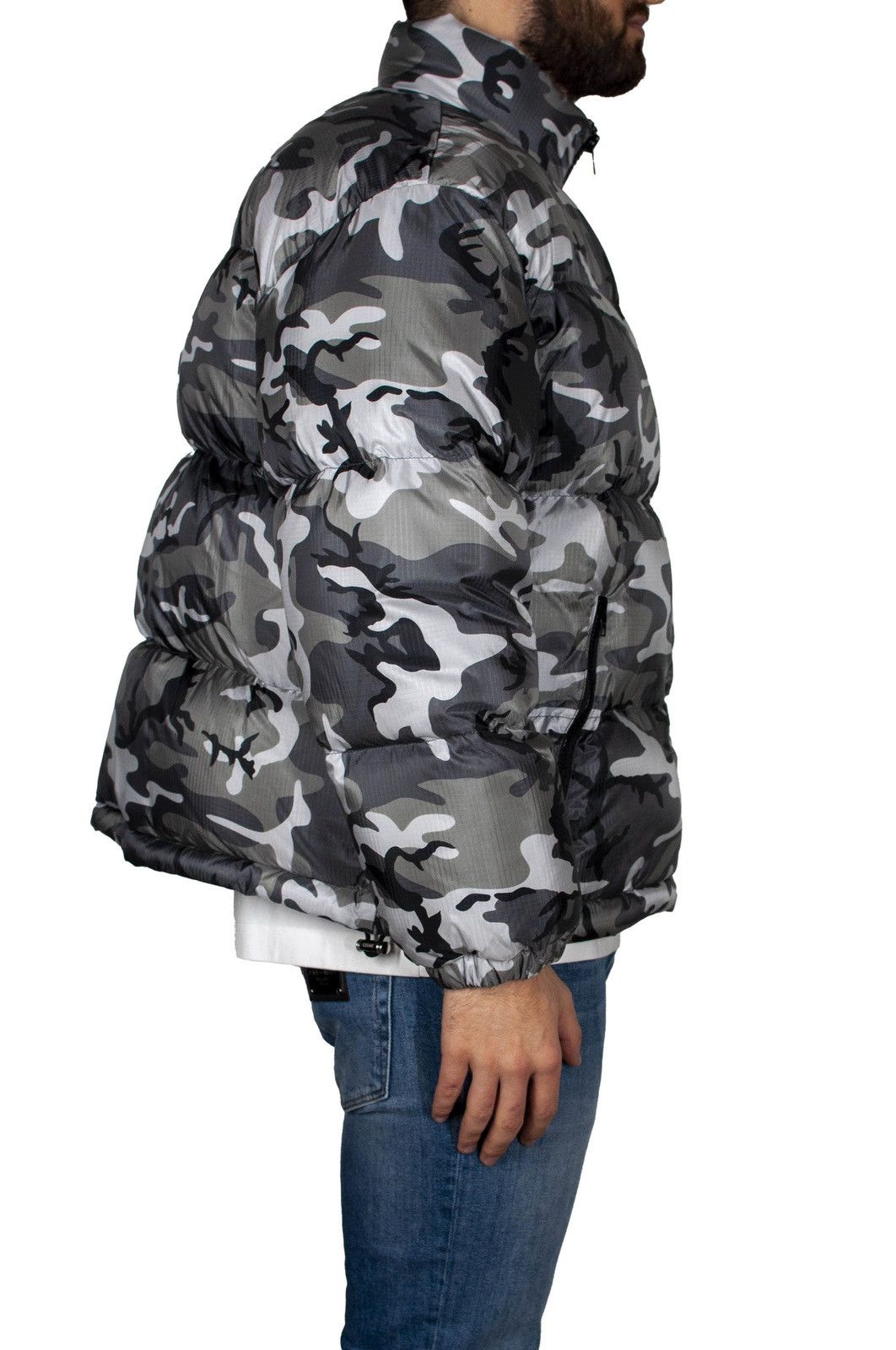 Celine × Hedi Slimane FW22 Grey Camo Short Down Jacket sz44 & 50 Size US M / EU 48-50 / 2 - 17 Thumbnail