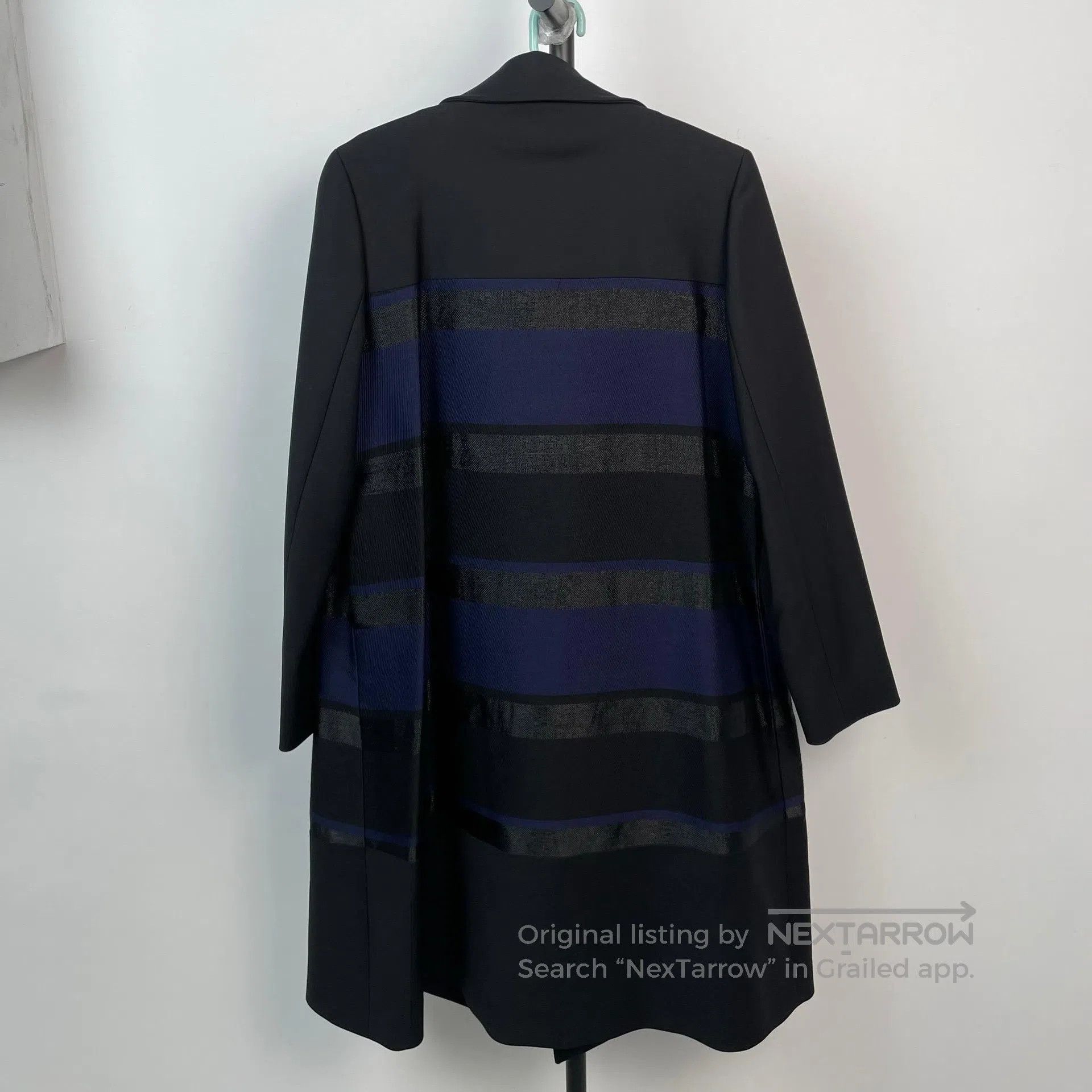 Dior Dior Black and Blue Long Coat Jacket| Size XS / US 0-2 / IT 36-38 - 2 Thumbnail