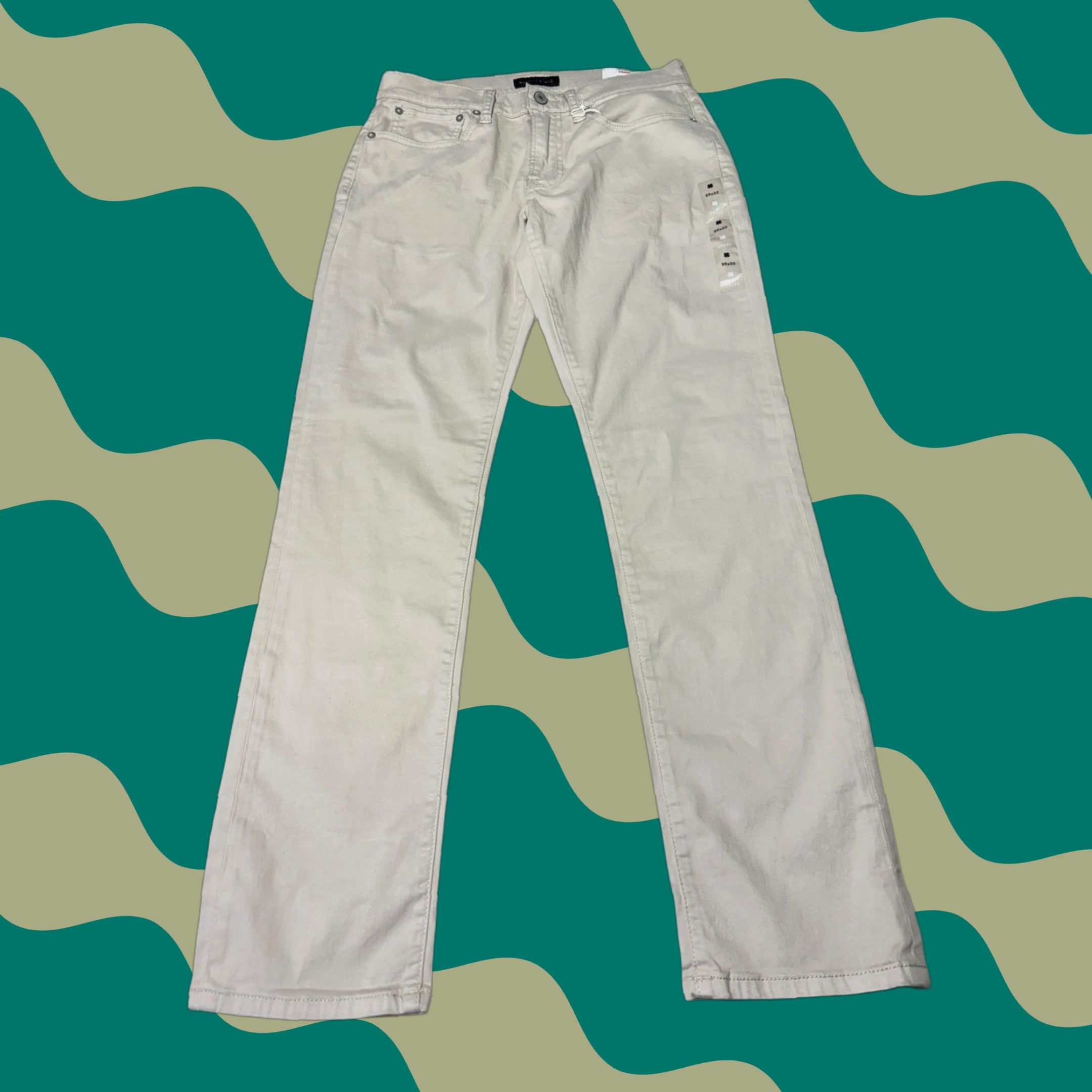Lucky Brand Lucky Brand 223 Straight Pants Mens 29x32 Sand Beige Size US 29 - 1 Thumbnail