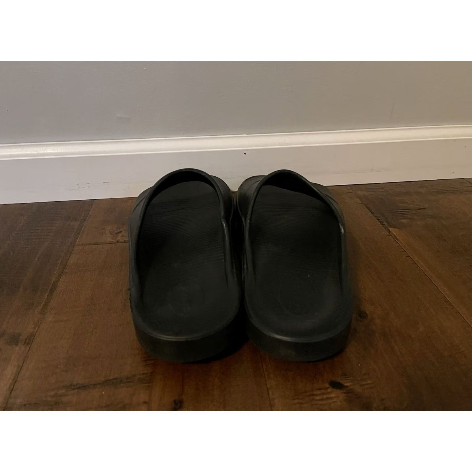 Vintage Oofos Oahh Slide Sandals Black Recovery Slides Flip Flops Mens 11 Womens 13 Size US 11 / IT 41 - 5 Thumbnail