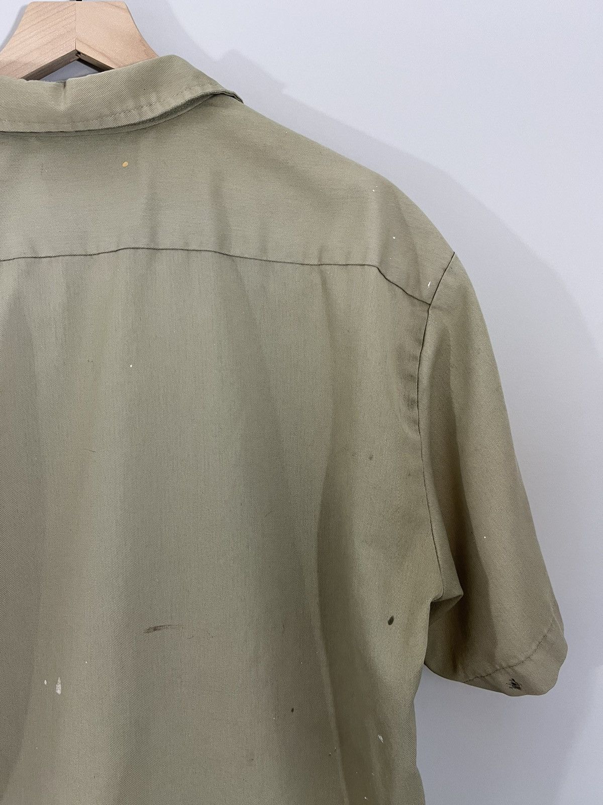 Vintage Thrashed Paint Stain Workwear Faded Shirt Size US L / EU 52-54 / 3 - 12 Thumbnail
