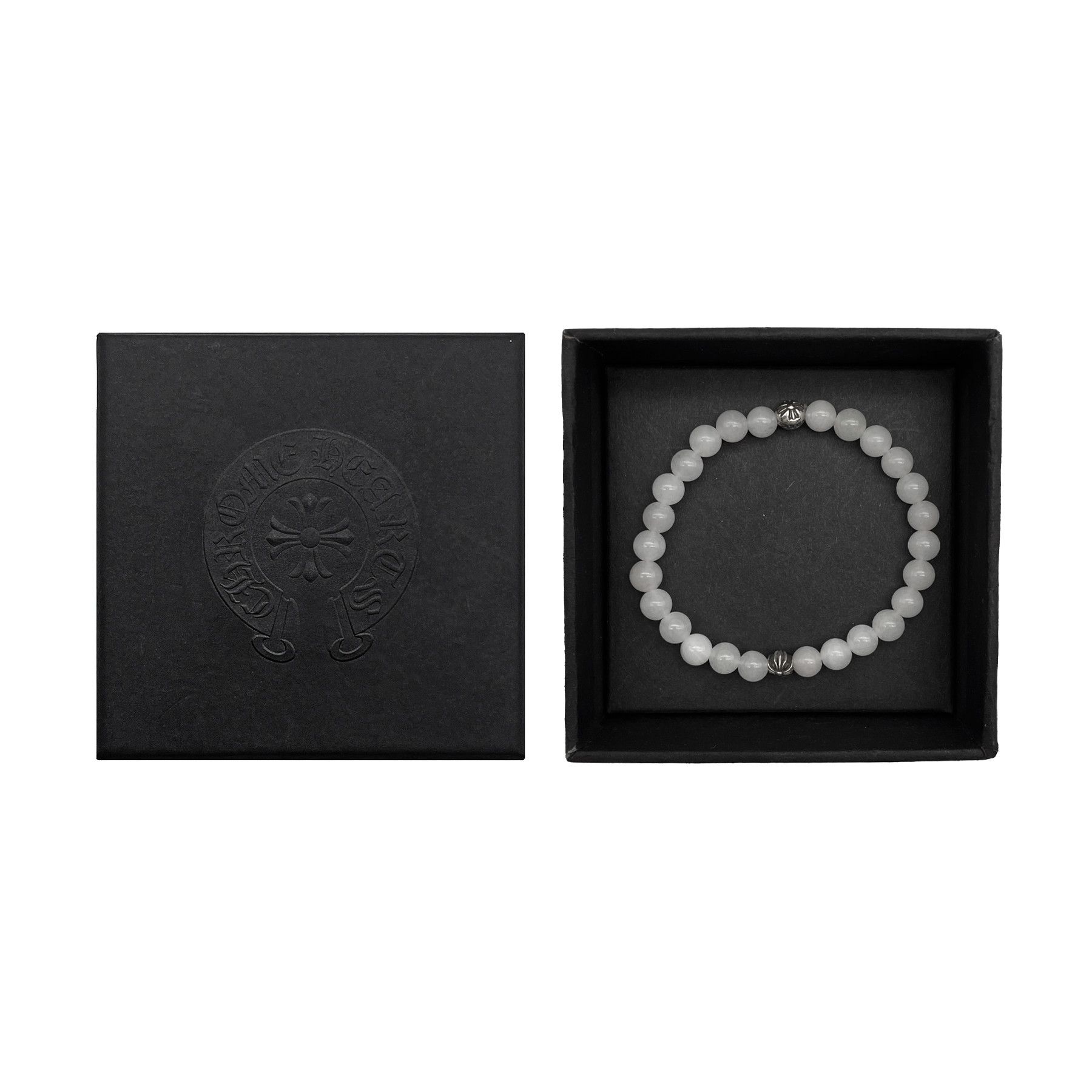 Chrome Hearts Chrome Hearts 6mm White Bead Bracelet Size ONE SIZE - 4 Thumbnail