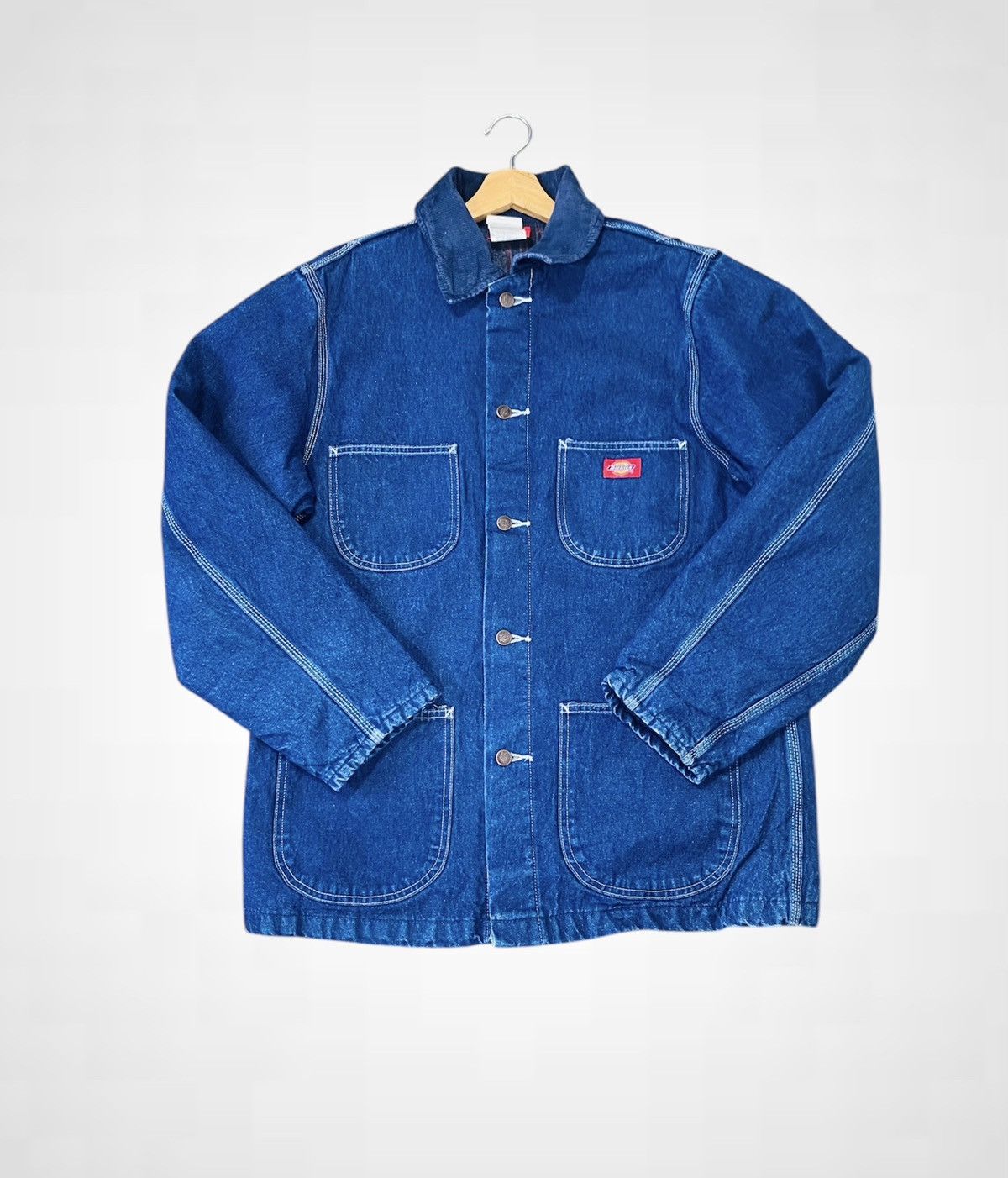 Dickies Rare Vintage Dickies Denim Chore Jacket Size US M / EU 48-50 / 2 - 2 Thumbnail