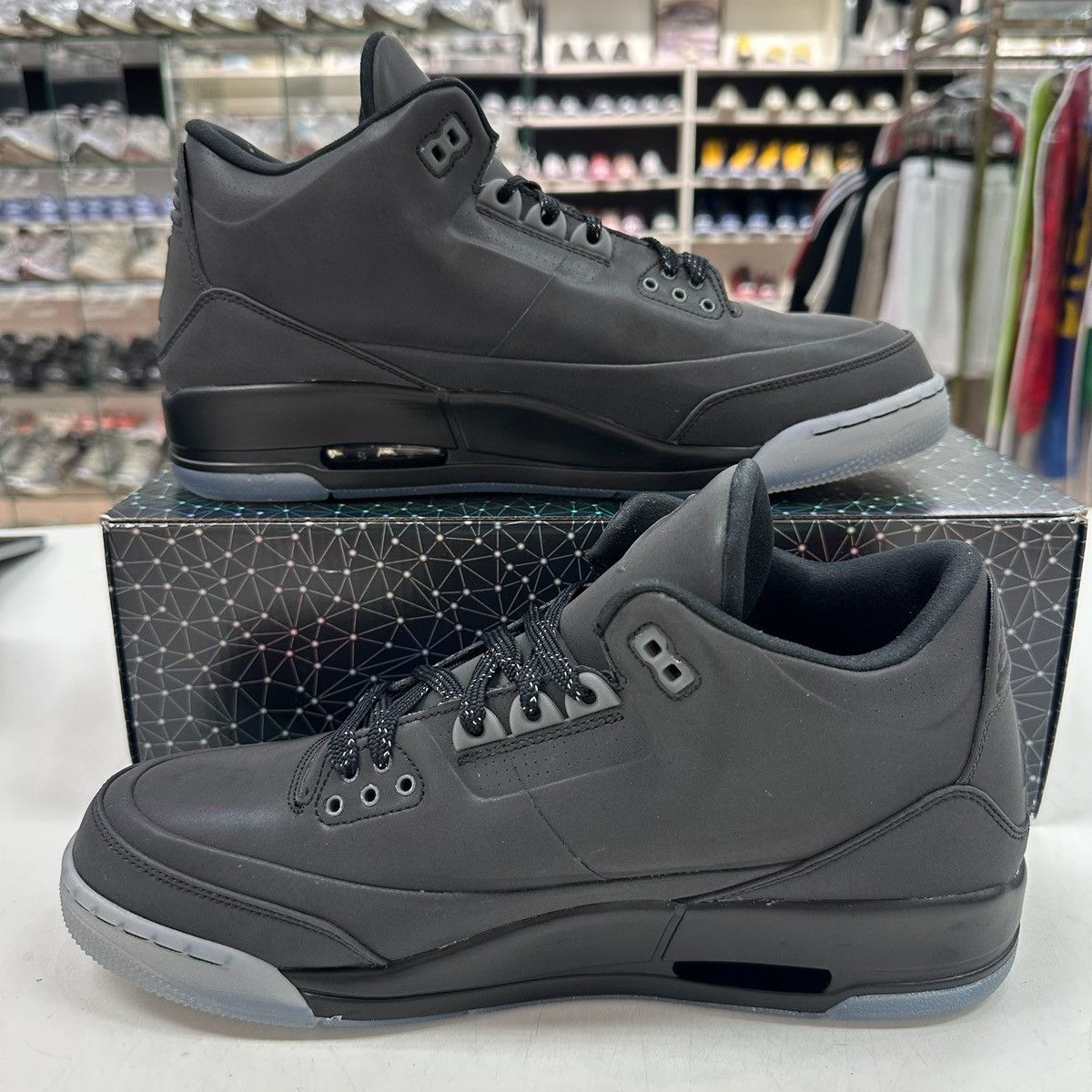 Jordan Brand × Nike Size 11.5 - Air Jordan 3 5Lab3 Reflective Black Size US 11.5 / EU 44-45 - 3 Thumbnail