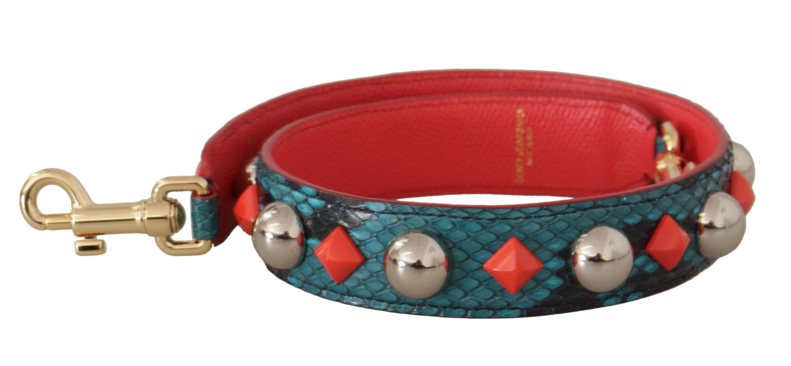 Dolce & Gabbana Emerald Green Leather Shoulder Women's Strap Size ONE SIZE - 1 Thumbnail