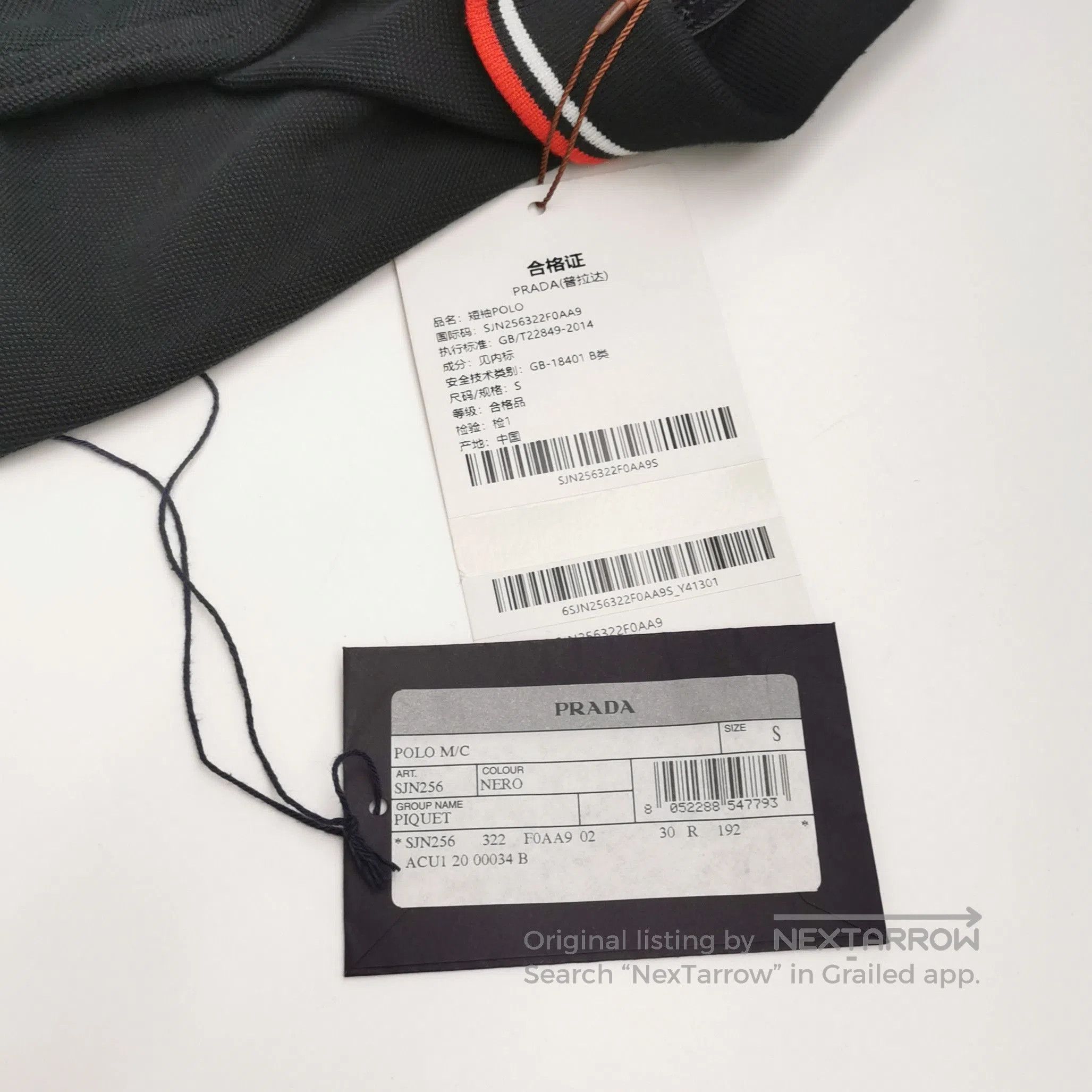 Prada Prada Cotton Collared Logo Short. Size US S / EU 44-46 / 1 - 1 Thumbnail