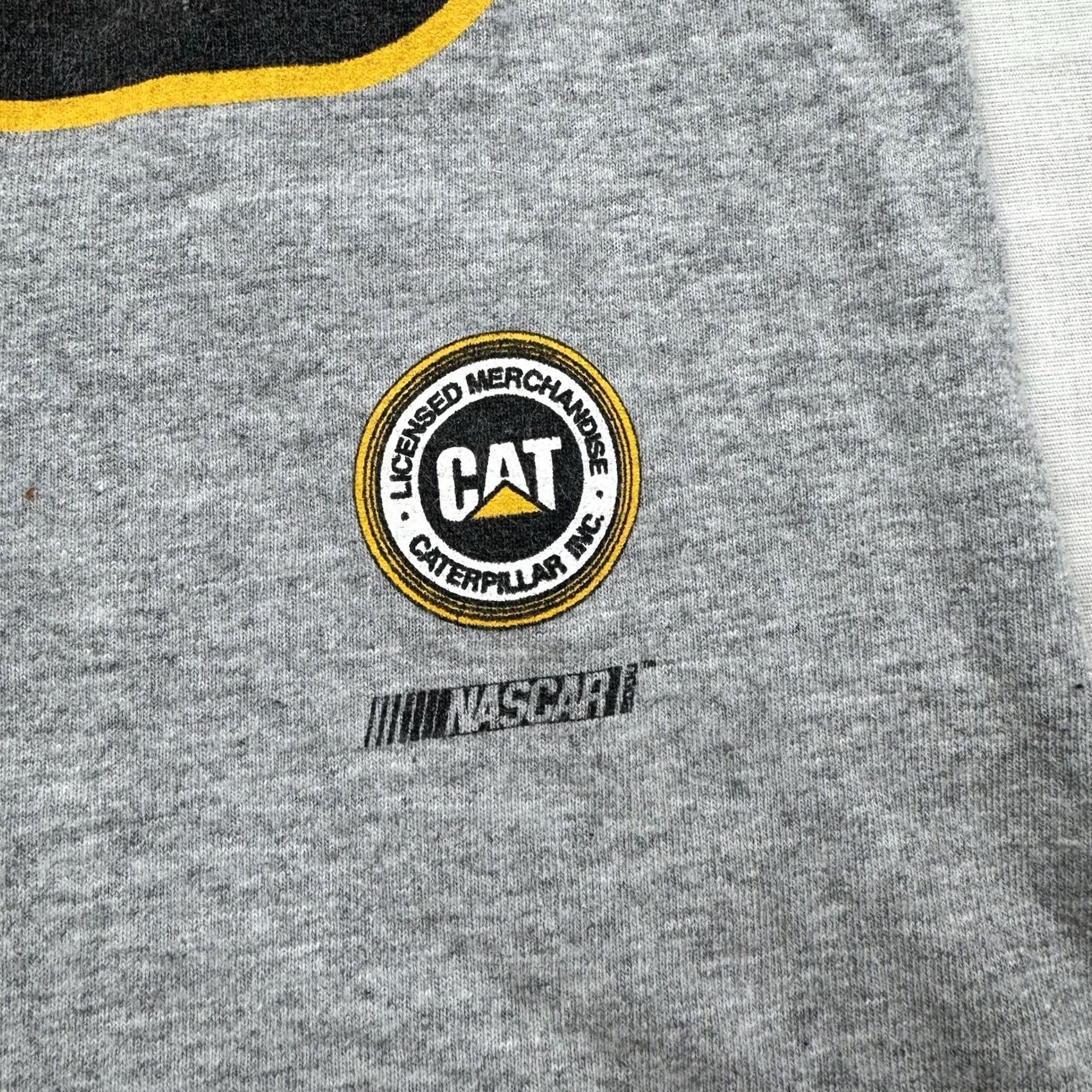 Vintage VINTAGE Racing Champions Cat Racing T Shirt Adult Medium Gray Cotton Crew Neck Graphic Print 90s Nascar Property Of Burton Mens Size US M / EU 48-50 / 2 - 3 Thumbnail