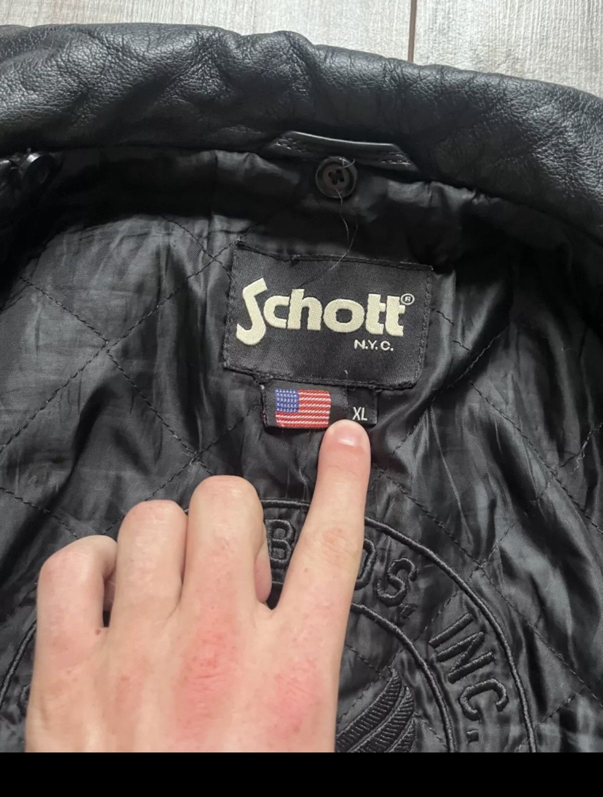Schott × Vintage Schott Leather Jacket Size US XL / EU 56 / 4 - 10 Thumbnail