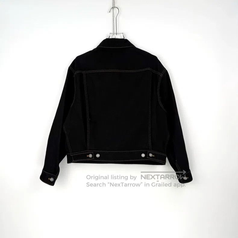 Dior Dior Black embroidered bee denim jacket Size XS / US 0-2 / IT 36-38 - 4 Thumbnail