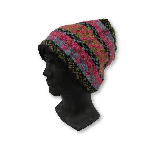 Japanese Brand Japanese Brand Navajo Design Beanie Hat Size ONE SIZE - 1 Thumbnail