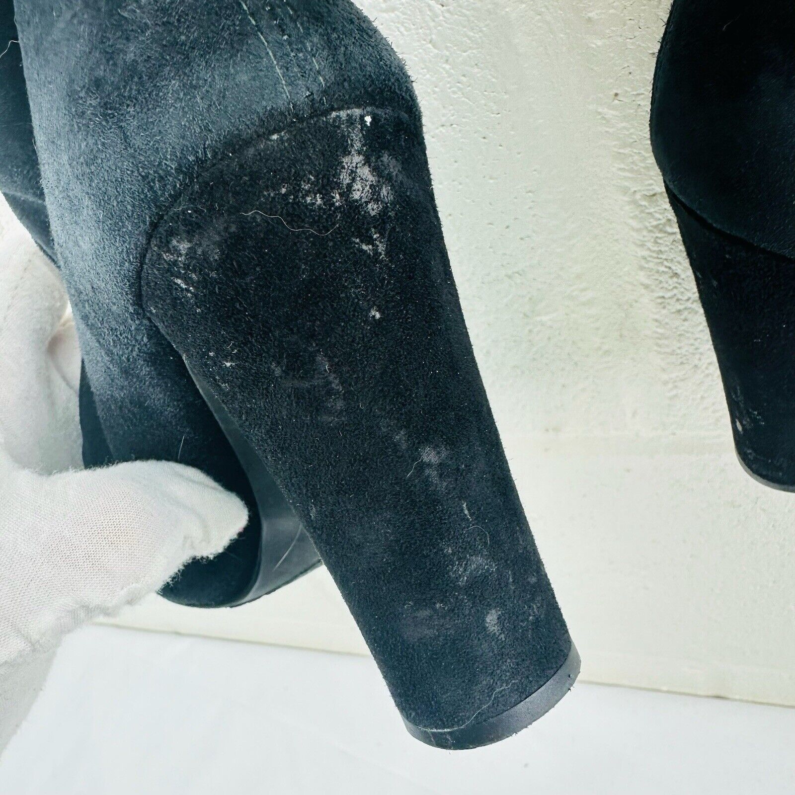 Stuart Weitzman Stuart Weitzman Highland Boots Black Suede Heeled Sz 5.5 Size US 5.5 / IT 35.5 - 6 Thumbnail