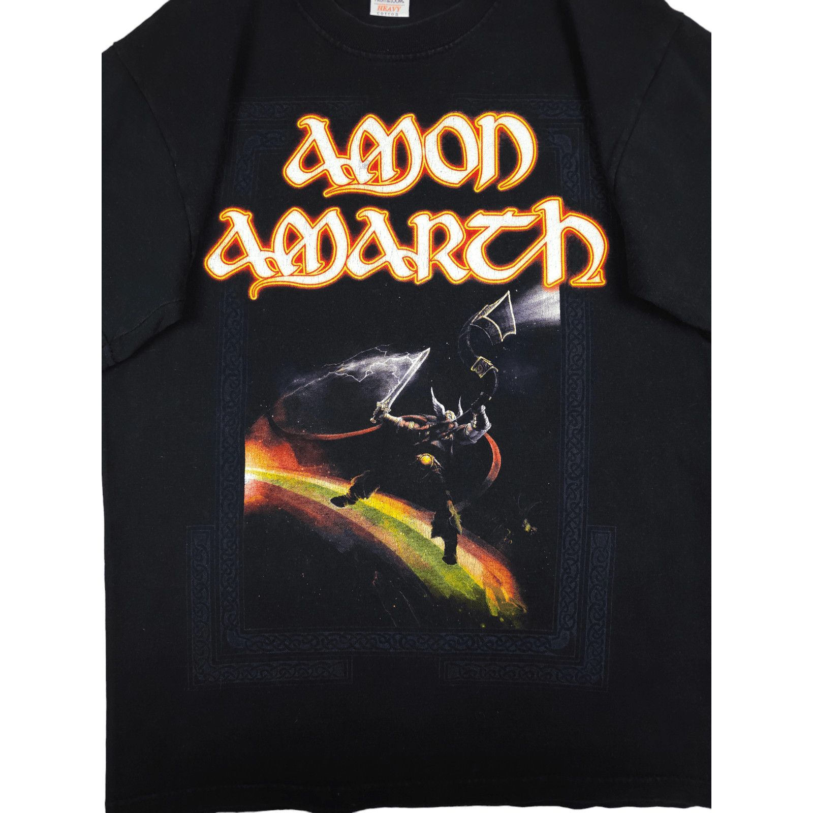 Band Tees × Vintage 💎 2000s Y2K Amon Amarth Viking T-shirt Black Rock Metal M Size US M / EU 48-50 / 2 - 3 Thumbnail
