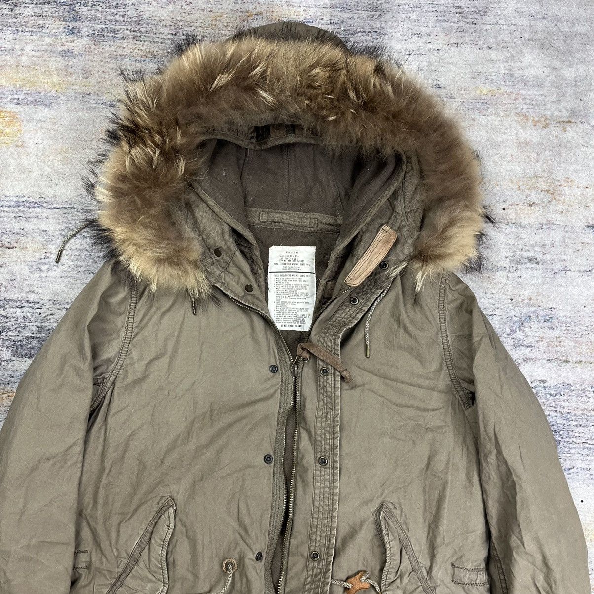GOA Goa military fishtail parka raccoon fur hoodie vkei style Size US M / EU 48-50 / 2 - 8 Thumbnail