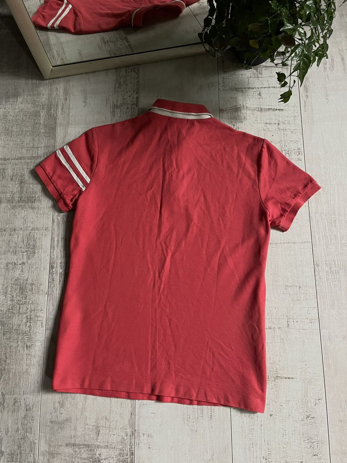 Moncler Moncler Polo T-Shirt Coral Size L / US 10 / IT 46 - 5 Thumbnail