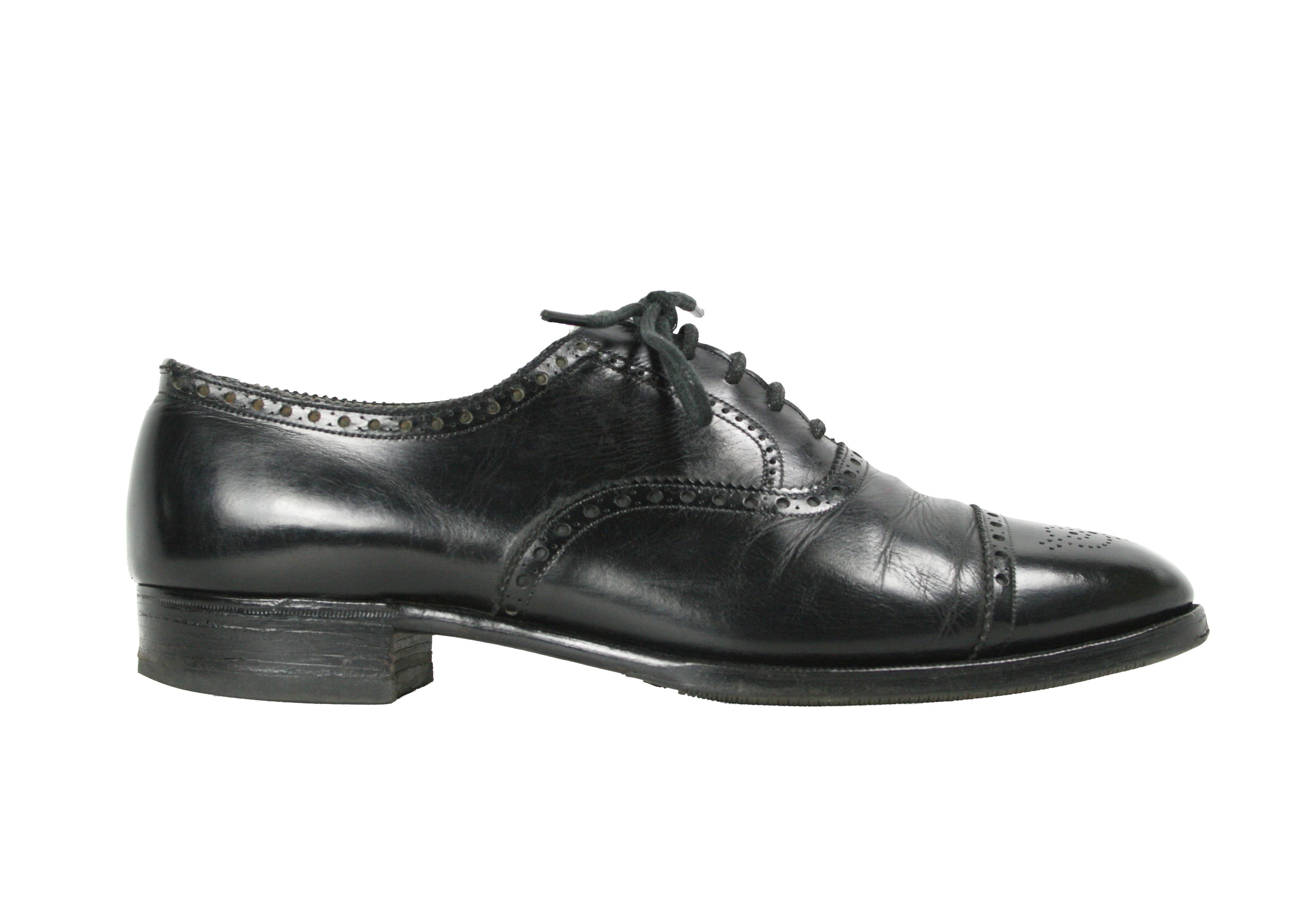 Crockett & Jones 00S Healt Brand Leather Brogue Vintage Size US 8.5 / EU 41-42 - 1 Thumbnail