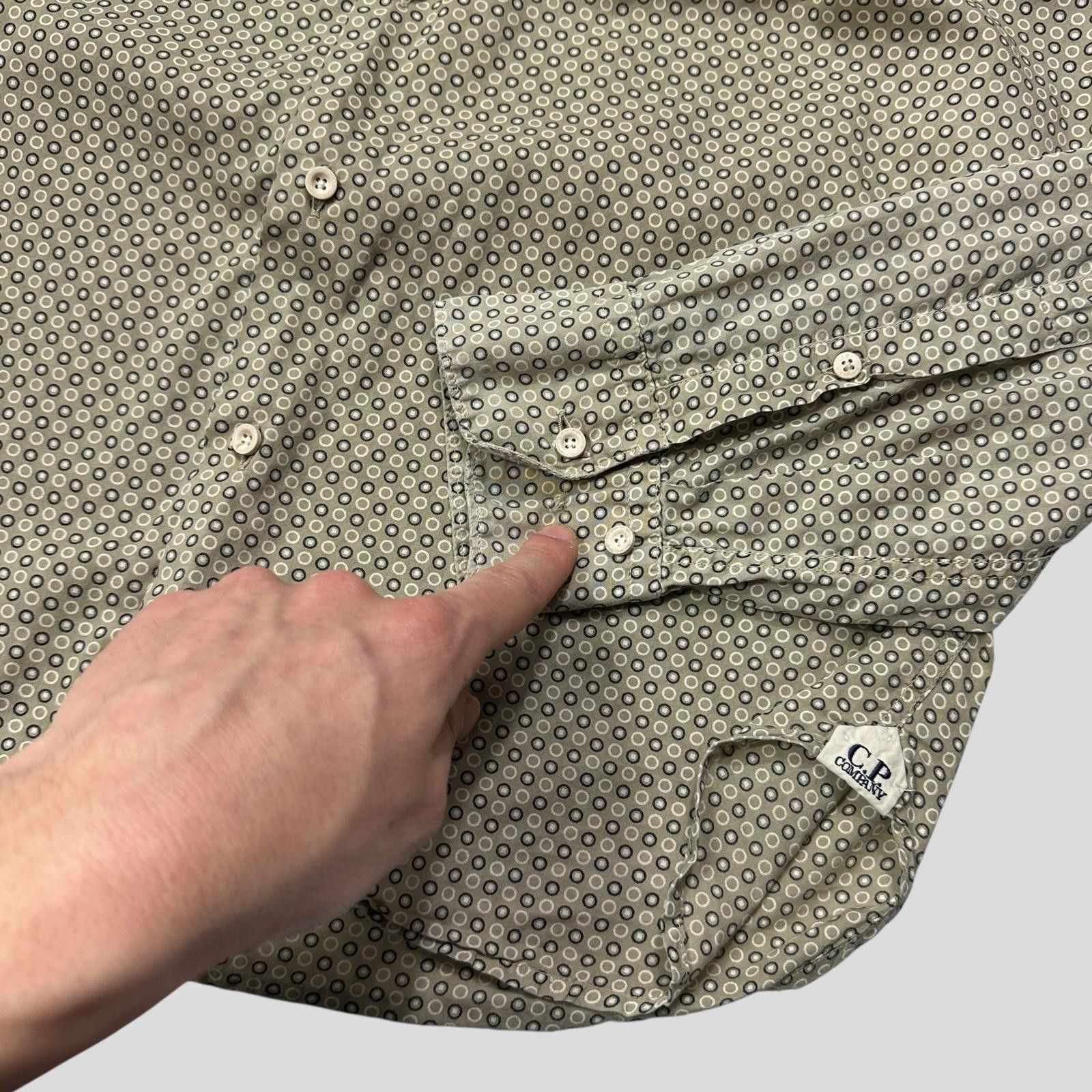 C.P. Company CP Company 2010 Polkadot Geometric Print Logo Shirt - M/L Size US L / EU 52-54 / 3 - 4 Thumbnail
