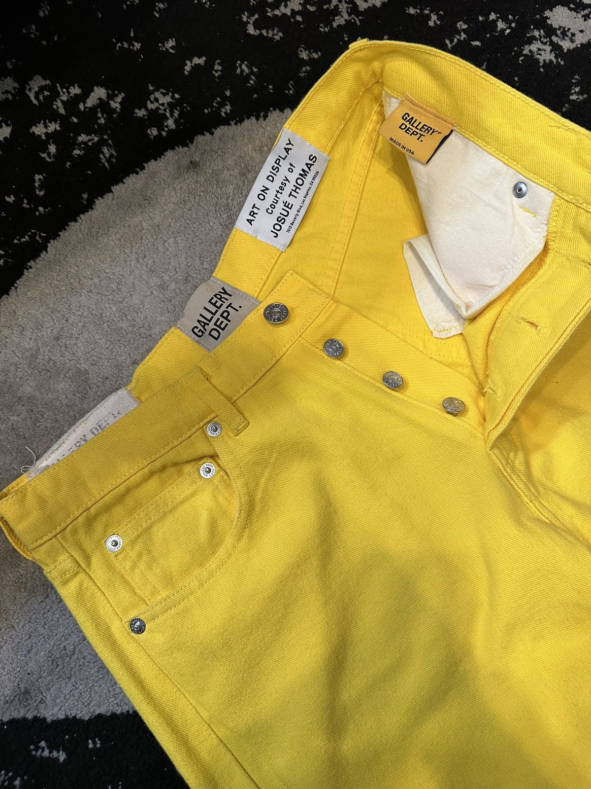 Gallery Dept. GALLERY DEPT. YELLOW FLARE Size US 30 / EU 46 - 10 Thumbnail