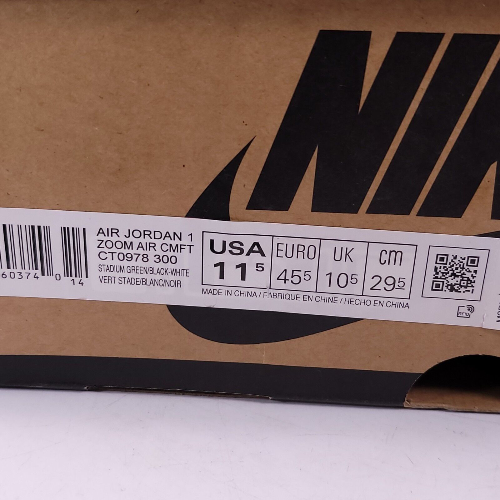 Nike Nike Air Jordan 1 Zoom Lace Up Shoe Men Size 11.5 CT0978-300 Size US 11.5 / EU 44-45 - 8 Thumbnail