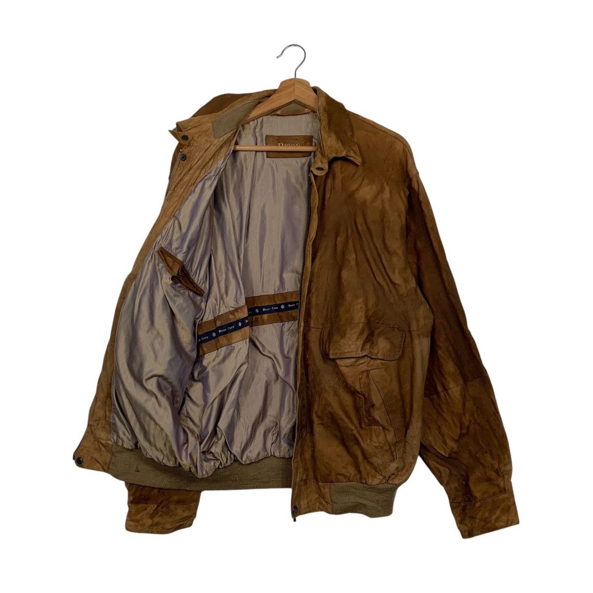 Japanese Brand Bison Suede Leather Jacket Size US M / EU 48-50 / 2 - 9 Thumbnail