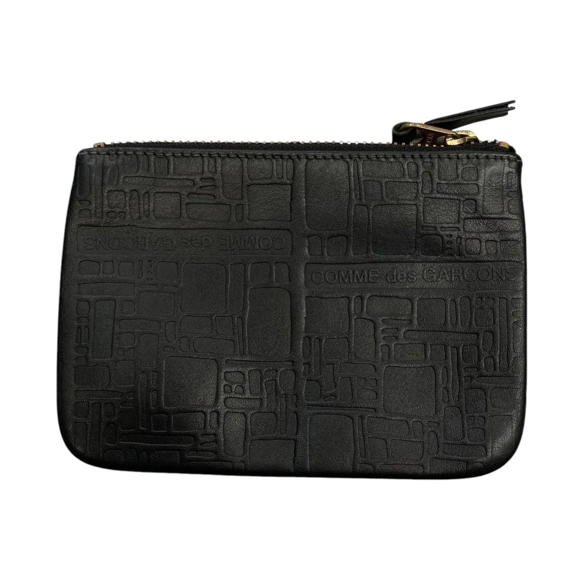 Comme des Garcons Embossed Logo Zip Up Pouch Size ONE SIZE - 2 Thumbnail