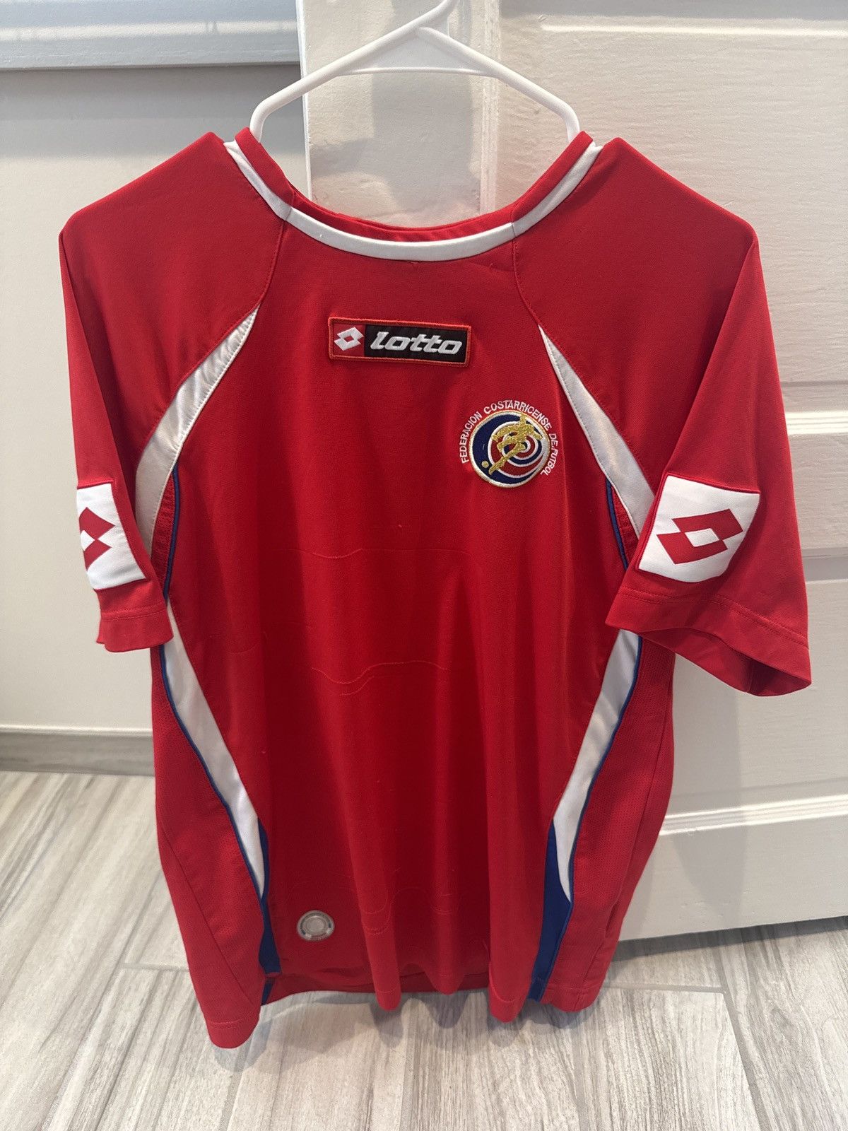 Lotto Sport Costa Rica soccer jersey Size US S / EU 44-46 / 1 - 4 Thumbnail