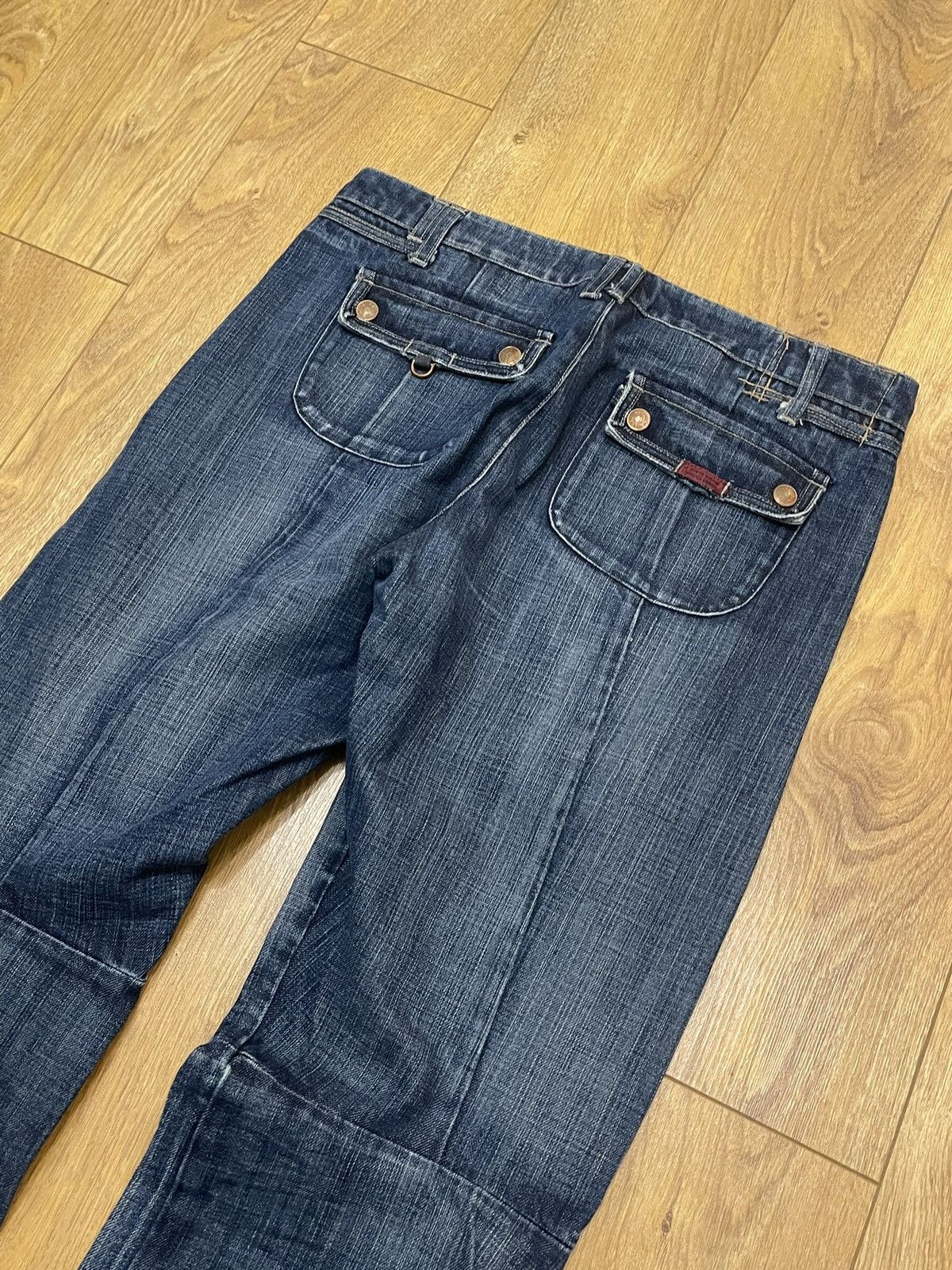 Marithe + Francois Girbaud × Vintage Marithe Francois Girbaud rare designer denim Italy Size US 29 - 4 Thumbnail
