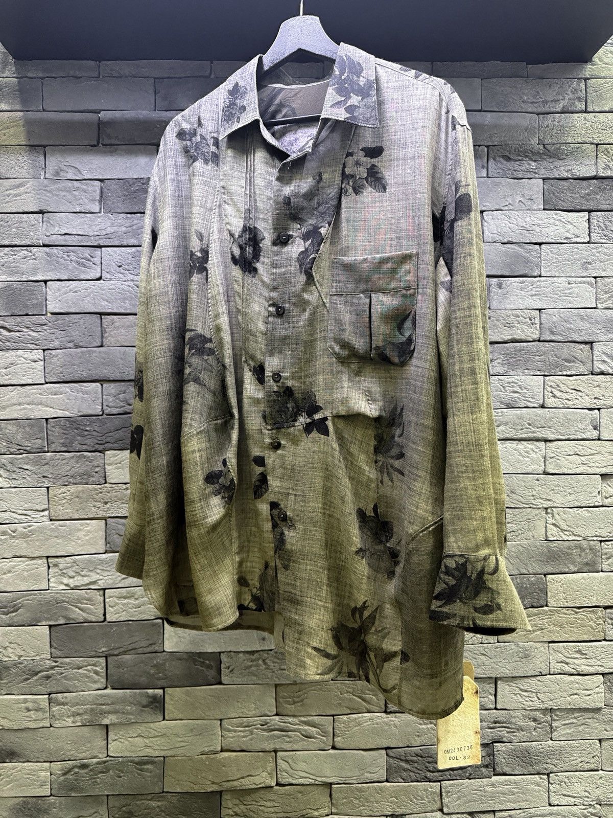 Ziggy Chen Ziggy Chen Jade Floral Shirt Size US S / EU 44-46 / 1 - 1 Thumbnail