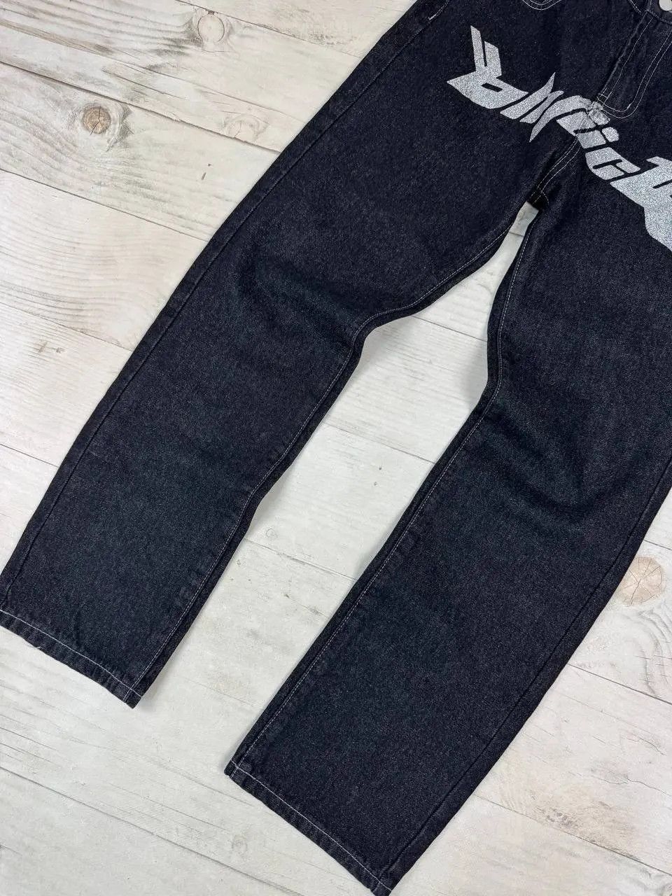Vintage Y2K Big Logo Rap Baggy Denim Jeans Size US 30 / EU 46 - 4 Thumbnail