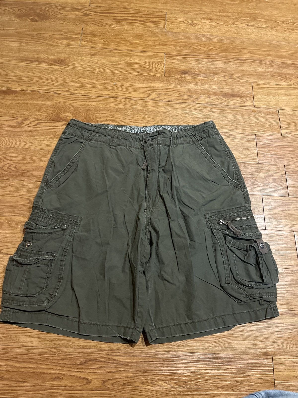Public Opinion vintage y2k army green public opinion shorts Size US 35 - 1 Thumbnail