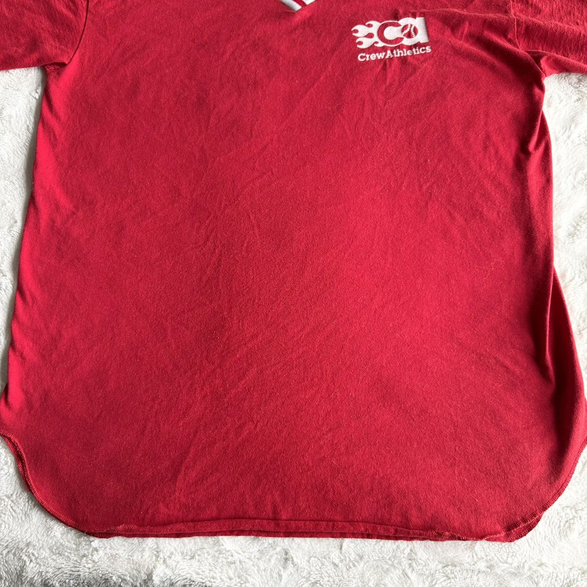 Other Vintage Baseball Jersey Shirt Mens XL Red Flame Washington Size US XL / EU 56 / 4 - 5 Thumbnail