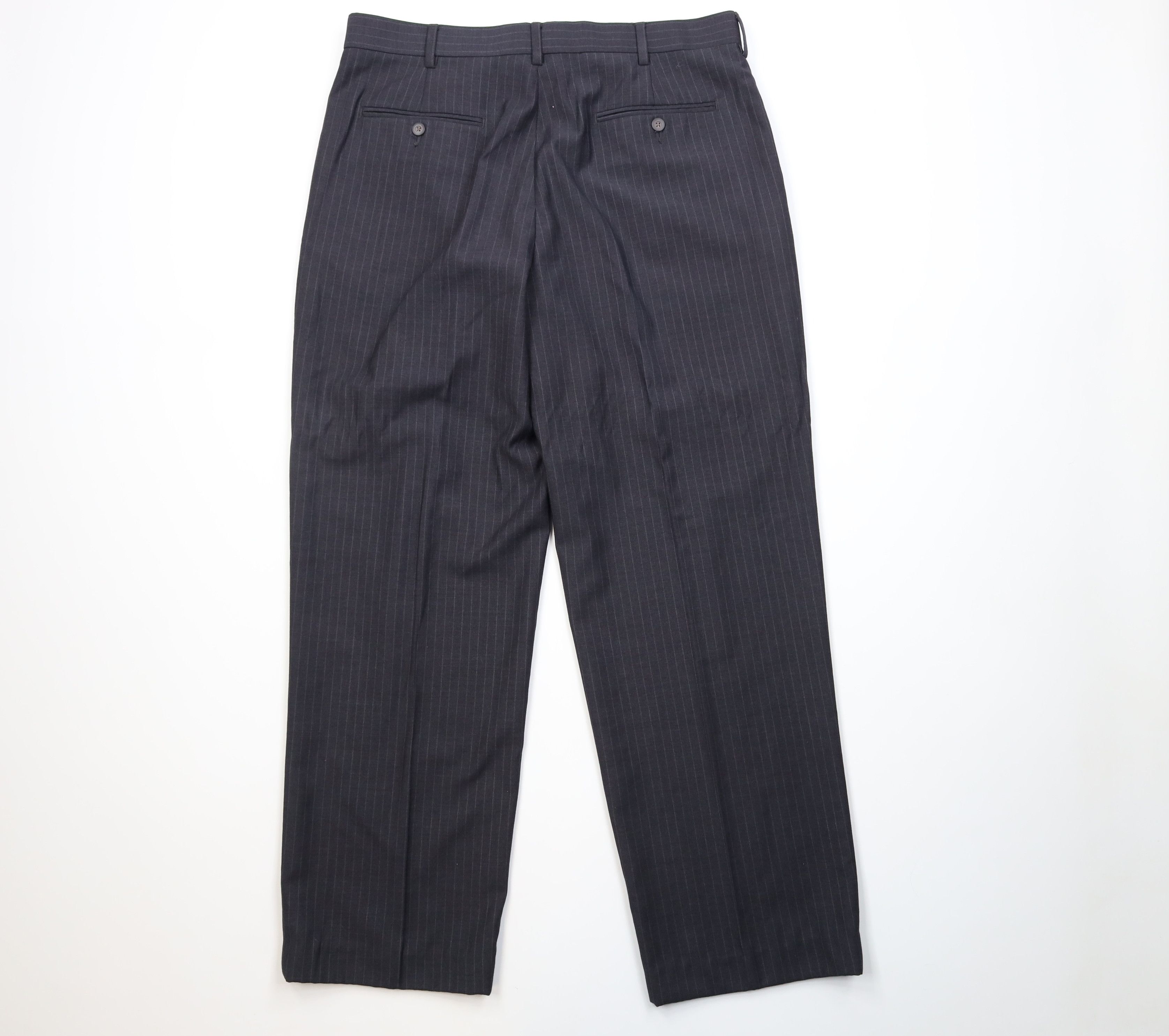 Vintage Vintage 90s Streetwear Blend Striped Wide Leg Chino Pants Size US 36 / EU 52 - 9 Thumbnail